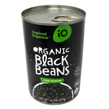 Inspired Organics Low Sodium Black Beans - 14oz.