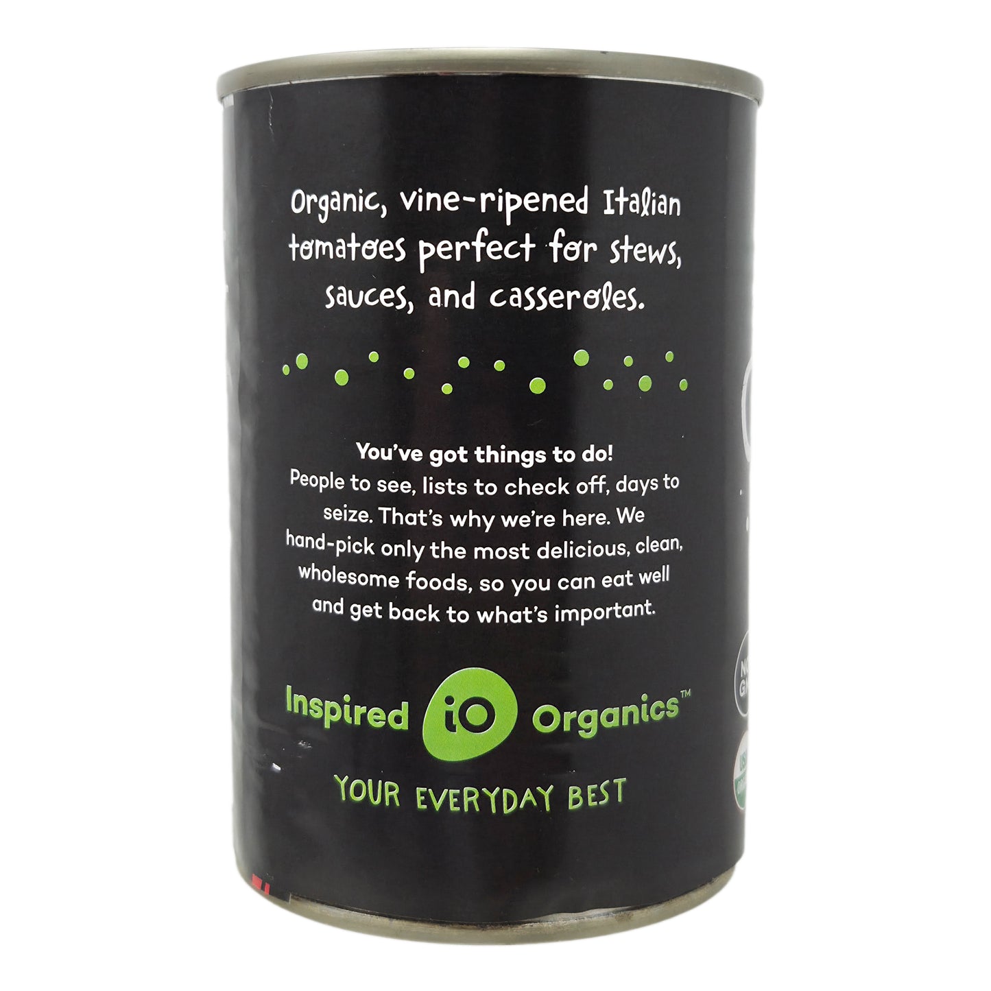 Inspired Organics Low Sodium Crushed Tomatoes - 14.1 oz