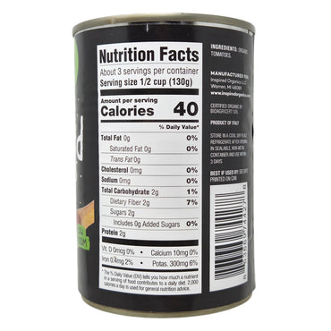 Inspired Organics Low Sodium Crushed Tomatoes - 14.1 oz