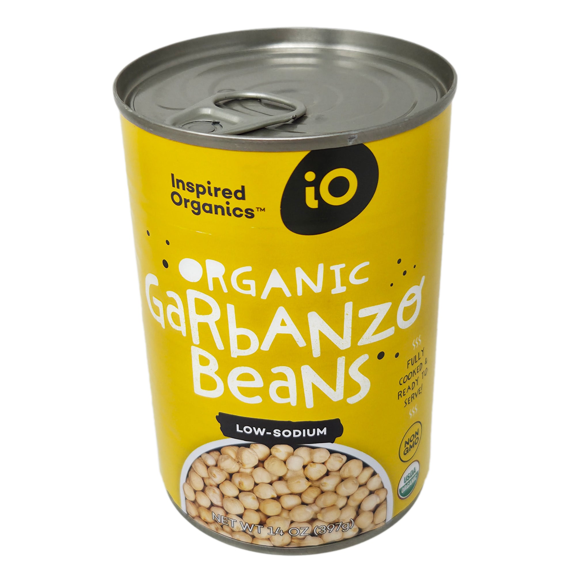Inspired Organics Low Sodium Garbanzo Beans - 14oz. – Healthy