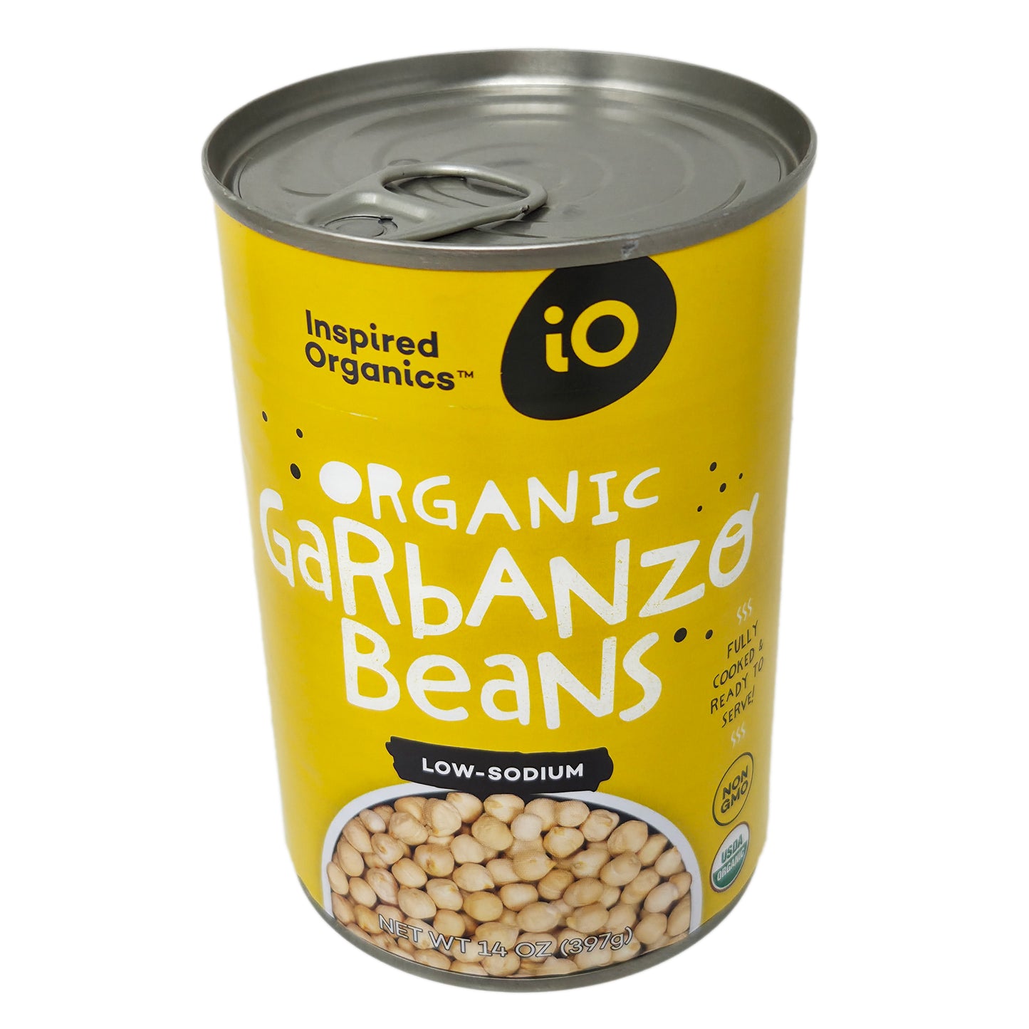Inspired Organics Low Sodium Garbanzo Beans - 14oz.