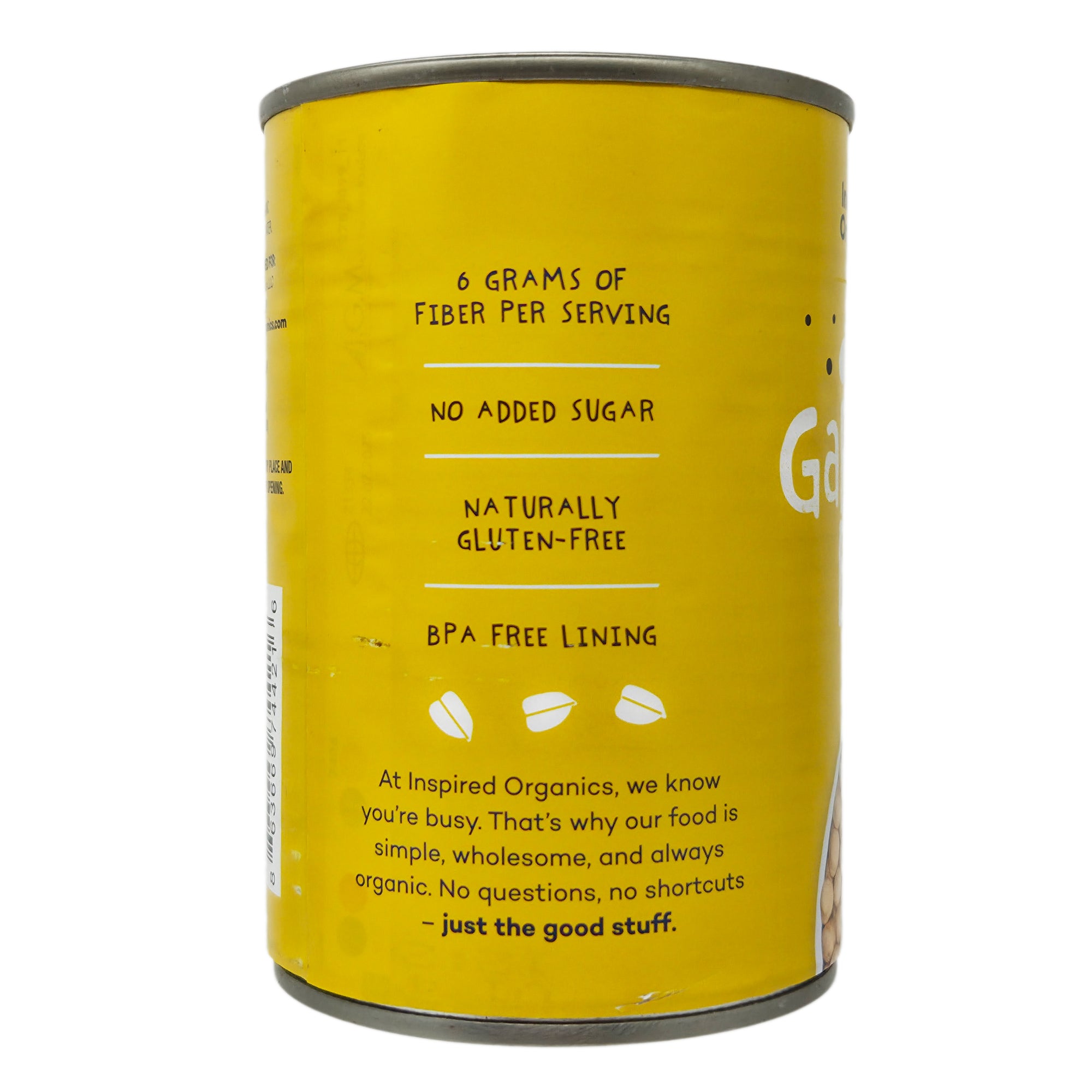 Inspired Organics Low Sodium Garbanzo Beans - 14oz. – Healthy