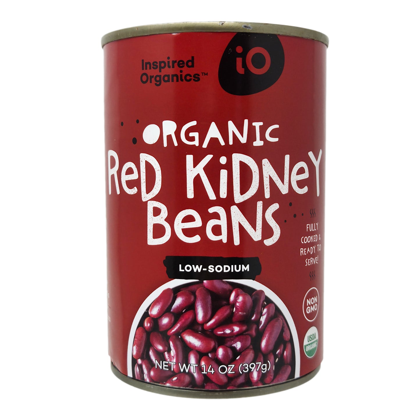 Inspired Organics Low Sodium Red Kidney Beans - 14oz.