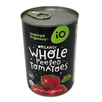Inspired Organics Low Sodium Whole Peeled Tomatoes - 14.1 oz