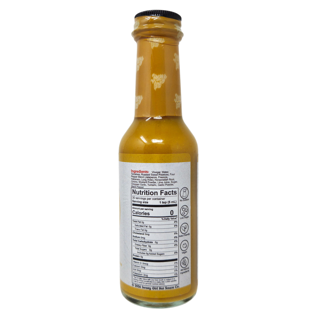 Jersey Girl Mustard Up Mild Horseradish Sodium Free - 5oz