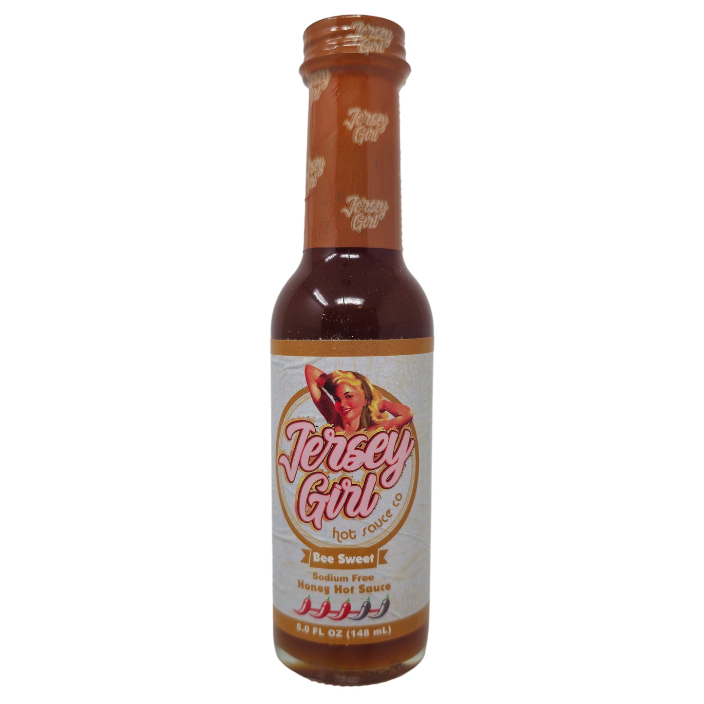 Jersey Girl Bee Sweet Hot Sauce Sodium Free - 5oz.