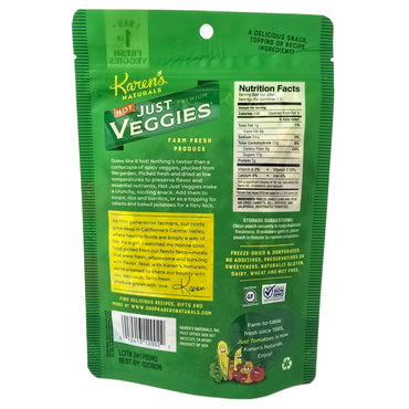 Hot Just Veggies All Natural Resealable Bag - 3oz.