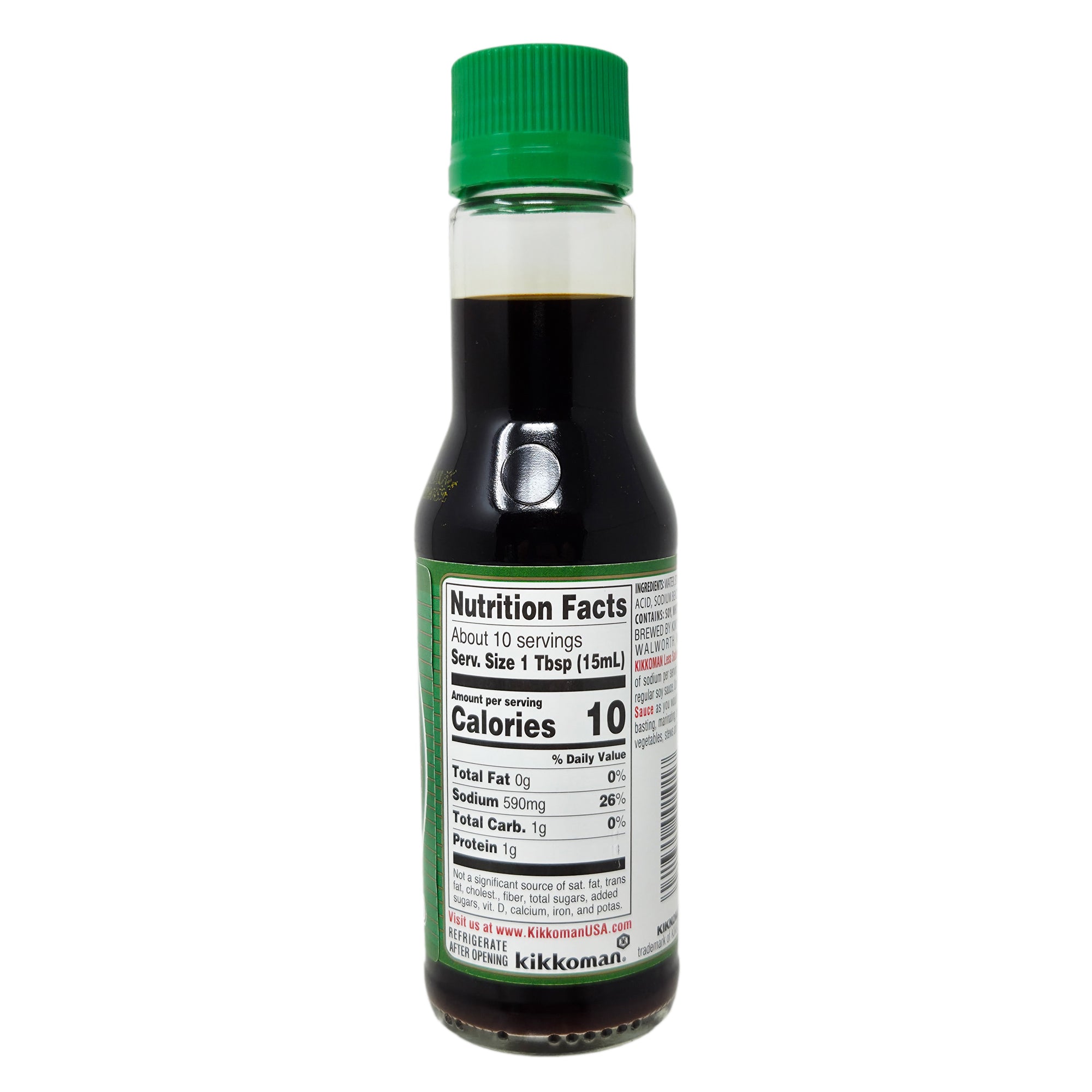 Kikkoman 38% Less Sodium Soy Sauce - 5oz. – Healthy Heart Market