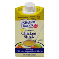 Kitchen Basics Unsalted Chicken Stock - 8.25 oz.