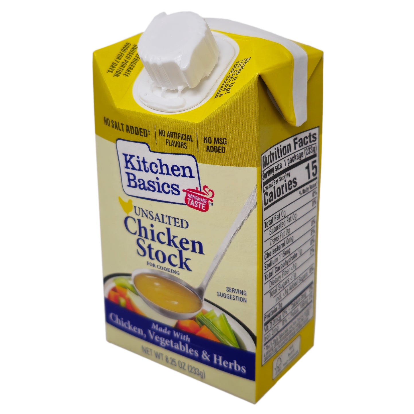 Kitchen Basics Unsalted Chicken Stock - 8.25 oz.