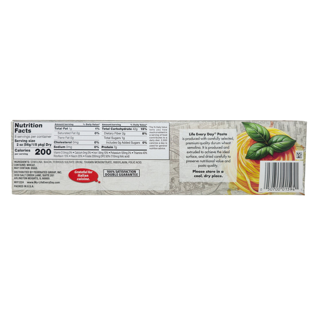 Life Every Day Thin Spaghetti - 16oz. – Healthy Heart Market