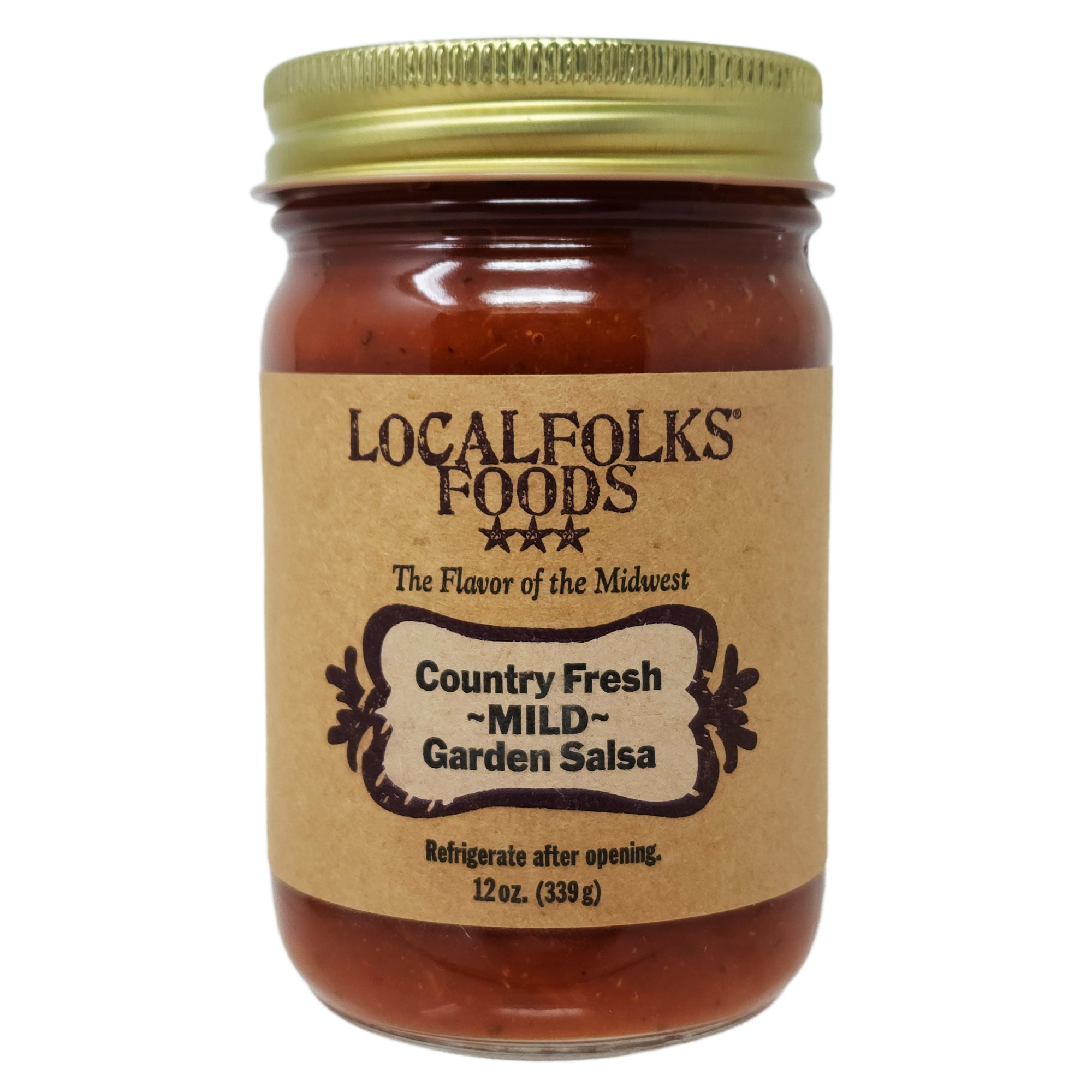 LocalFolks Foods Mild Garden Salsa 12oz.