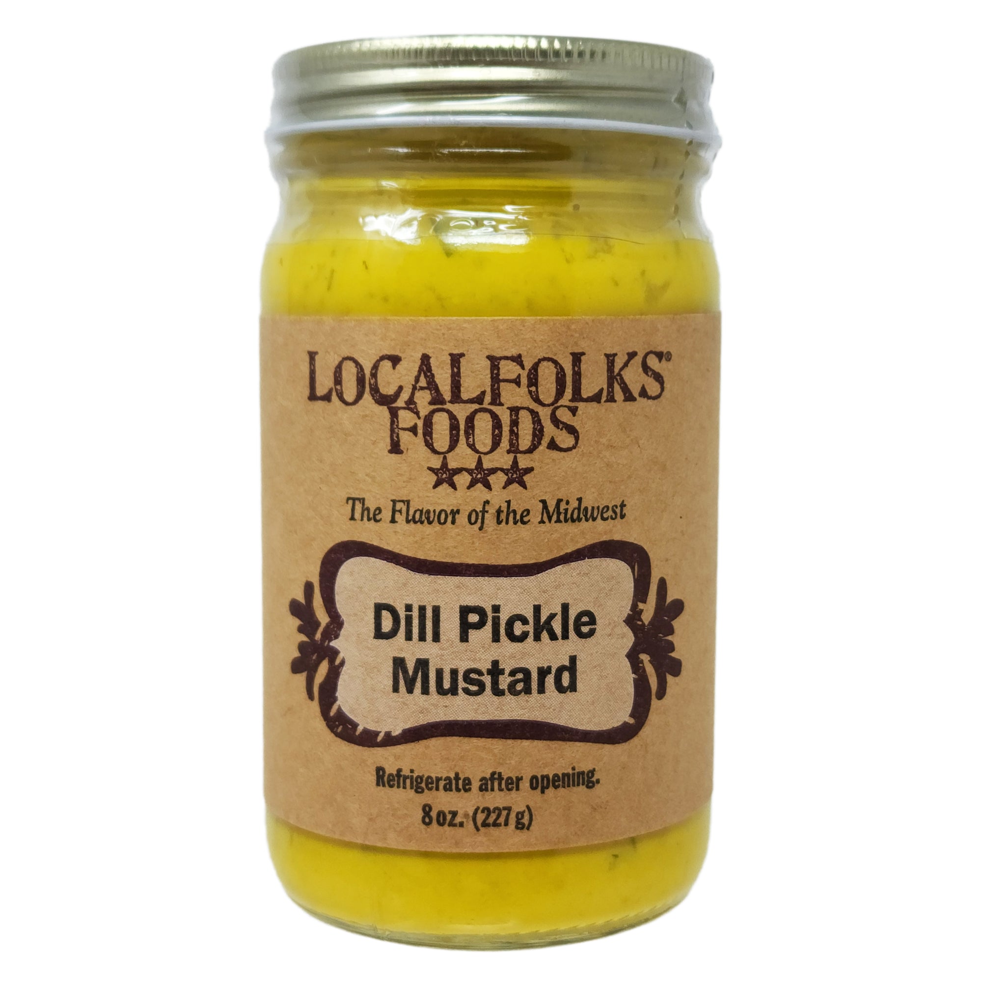 Local Mustard LocalFolks Foods Dill Pickle Mustard 8oz. – Healthy Heart Market