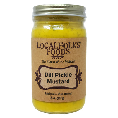 LocalFolks Foods Dill Pickle Mustard 8oz.