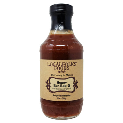 LocalFolks Foods Honey Bar-Bee-Q Sauce 18oz.