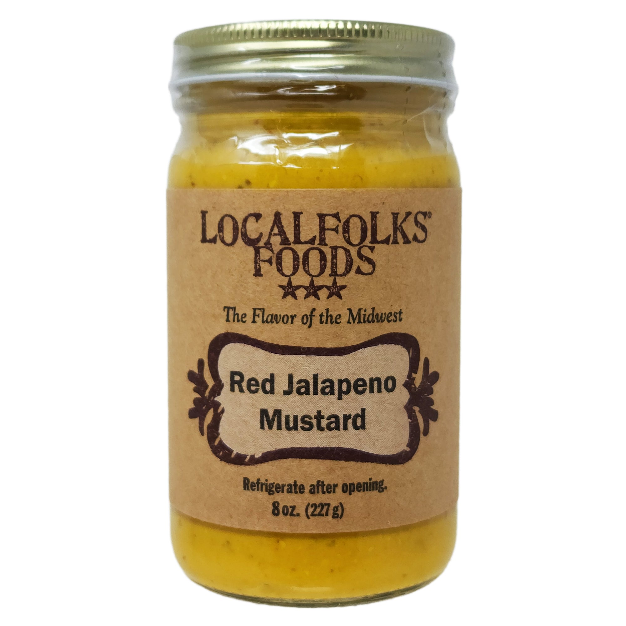 Local Mustard LocalFolks Foods Red Jalapeno Mustard 8oz. – Healthy Heart Market