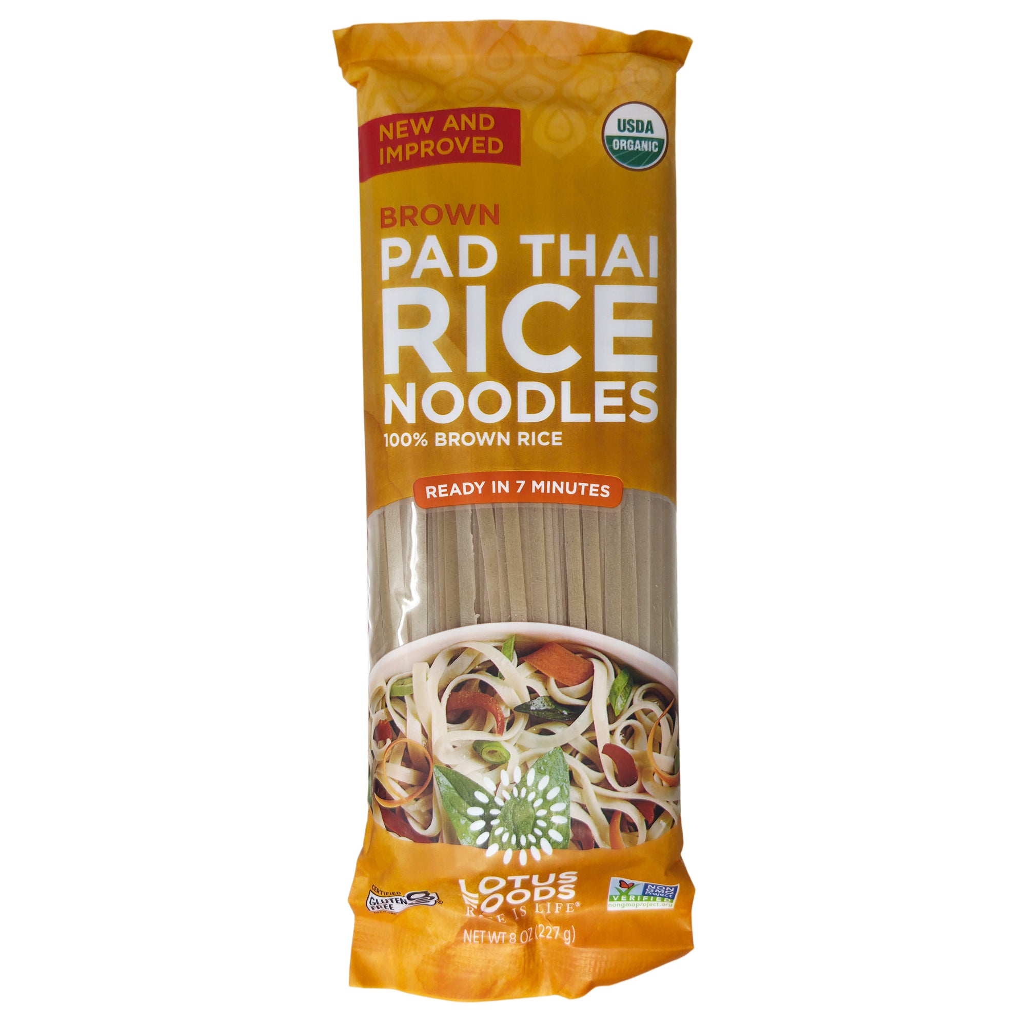 Lotus Foods Brown Pad Thai Rice Noodles - 8oz.