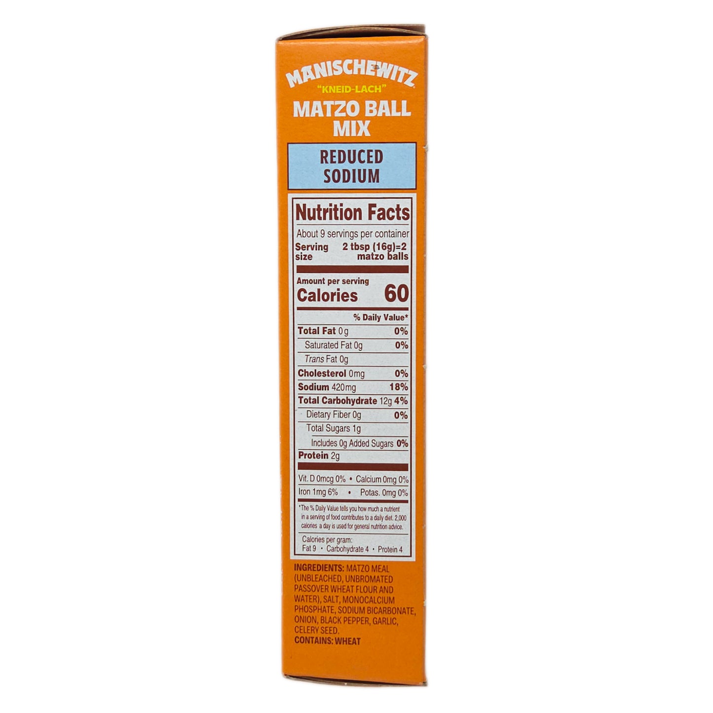 Manischewitz Reduced Sodium Matzo Ball Mix - 5oz.