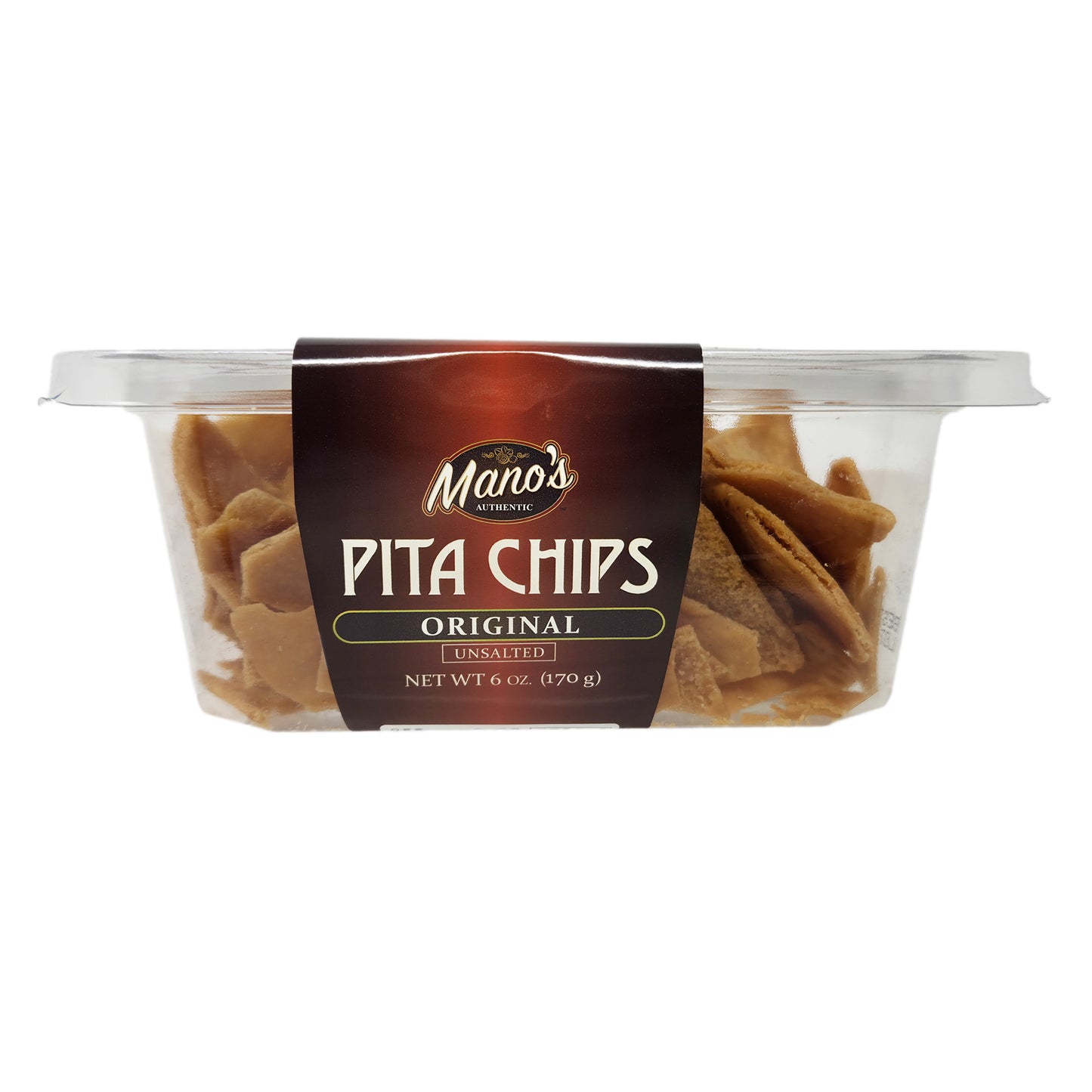 Mano's Original Unsalted Pita Chips - 6oz.
