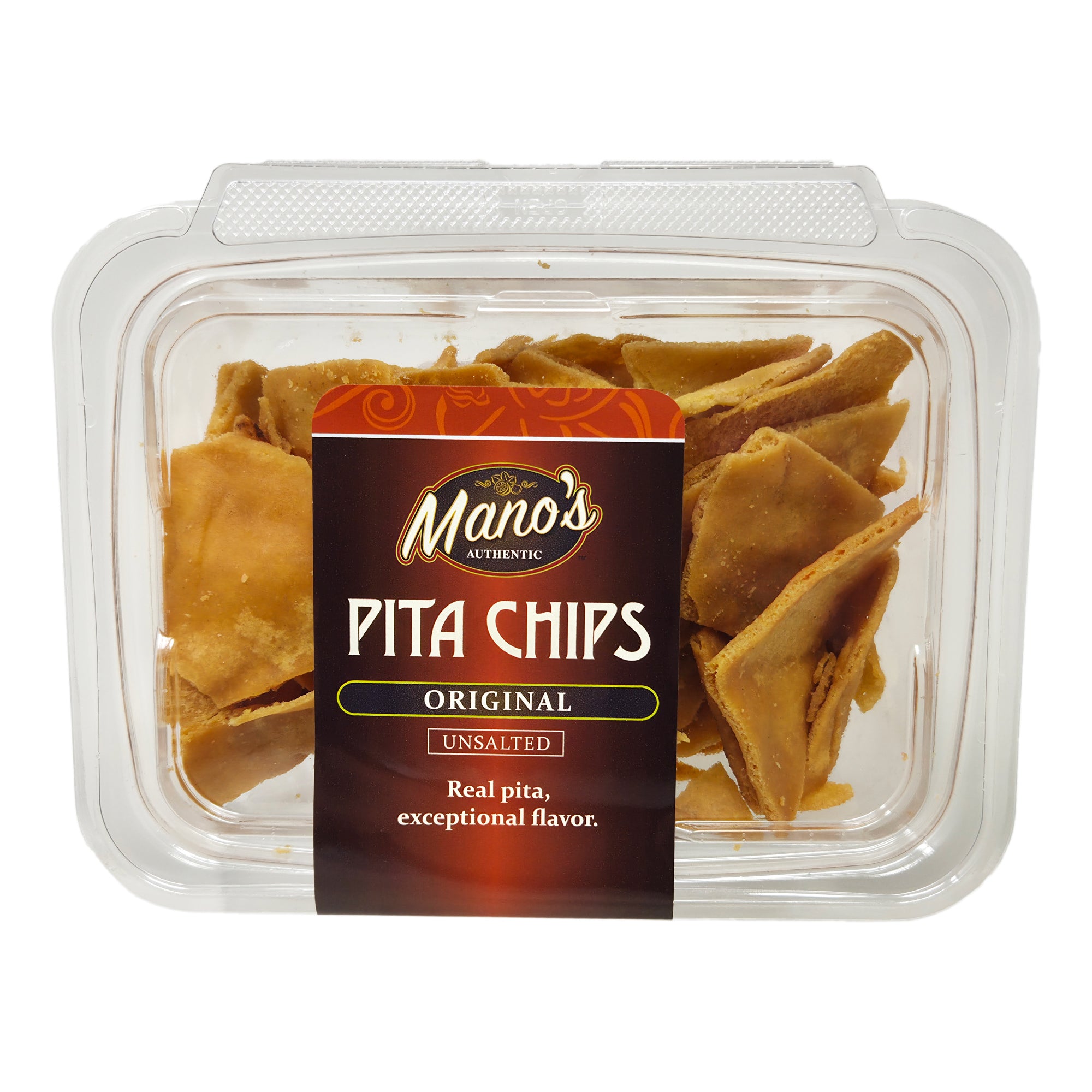 Mano's Original Unsalted Pita Chips - 6oz.