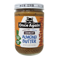 Once Again No Salt Added Crunchy Almond Butter - 16oz