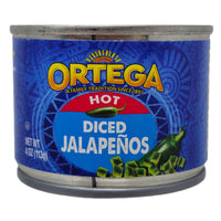 Ortega Hot Diced Jalapenos - 4oz.