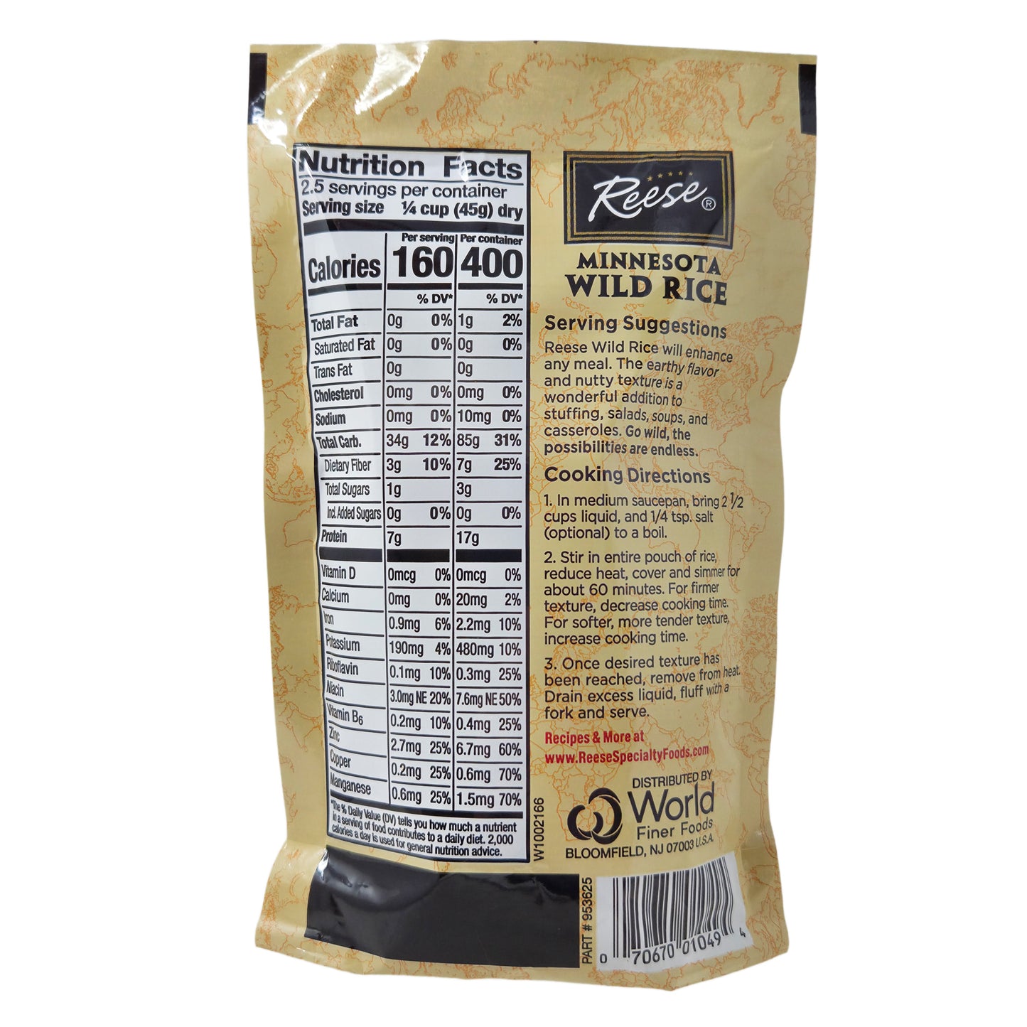 Reese All Natural Minnesota Wild Rice - 4oz - Healthy Heart Market