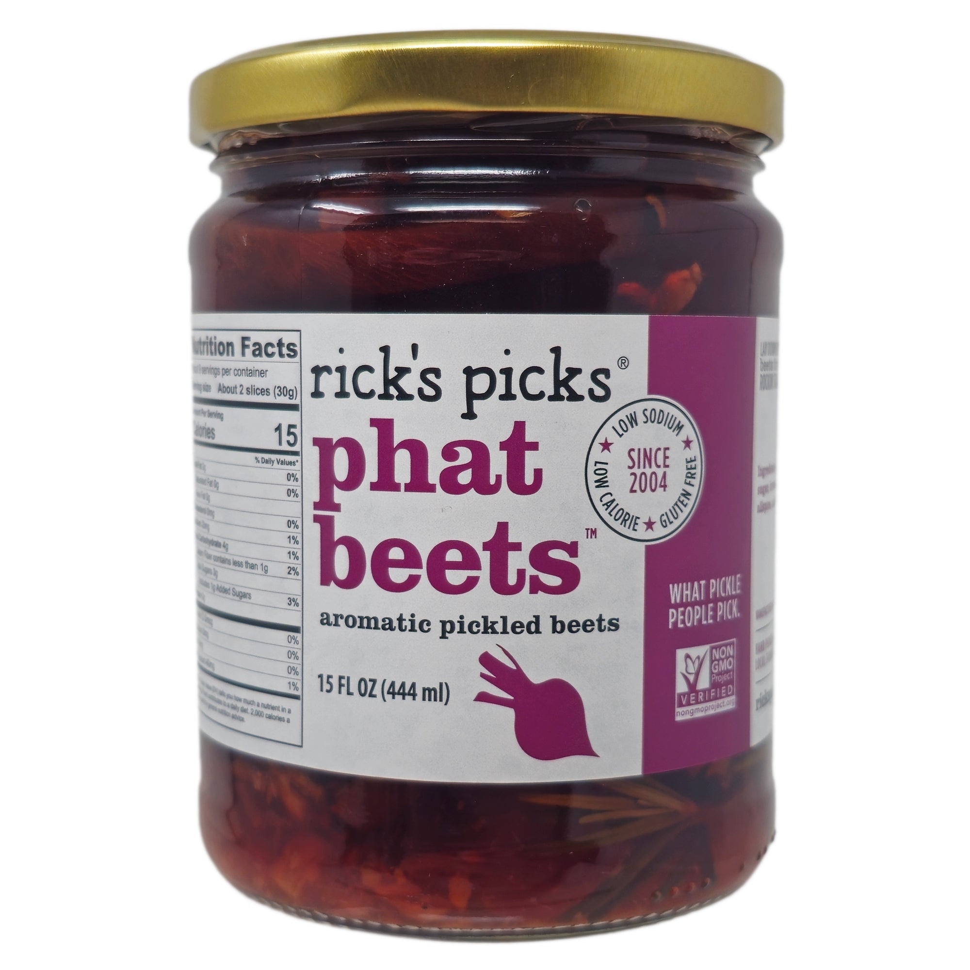 Rick's Picks Phat Beets Low Sodium - 15oz