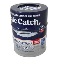 3pk - Safe Catch No Salt Added Wild Albacore Tuna - 5oz.