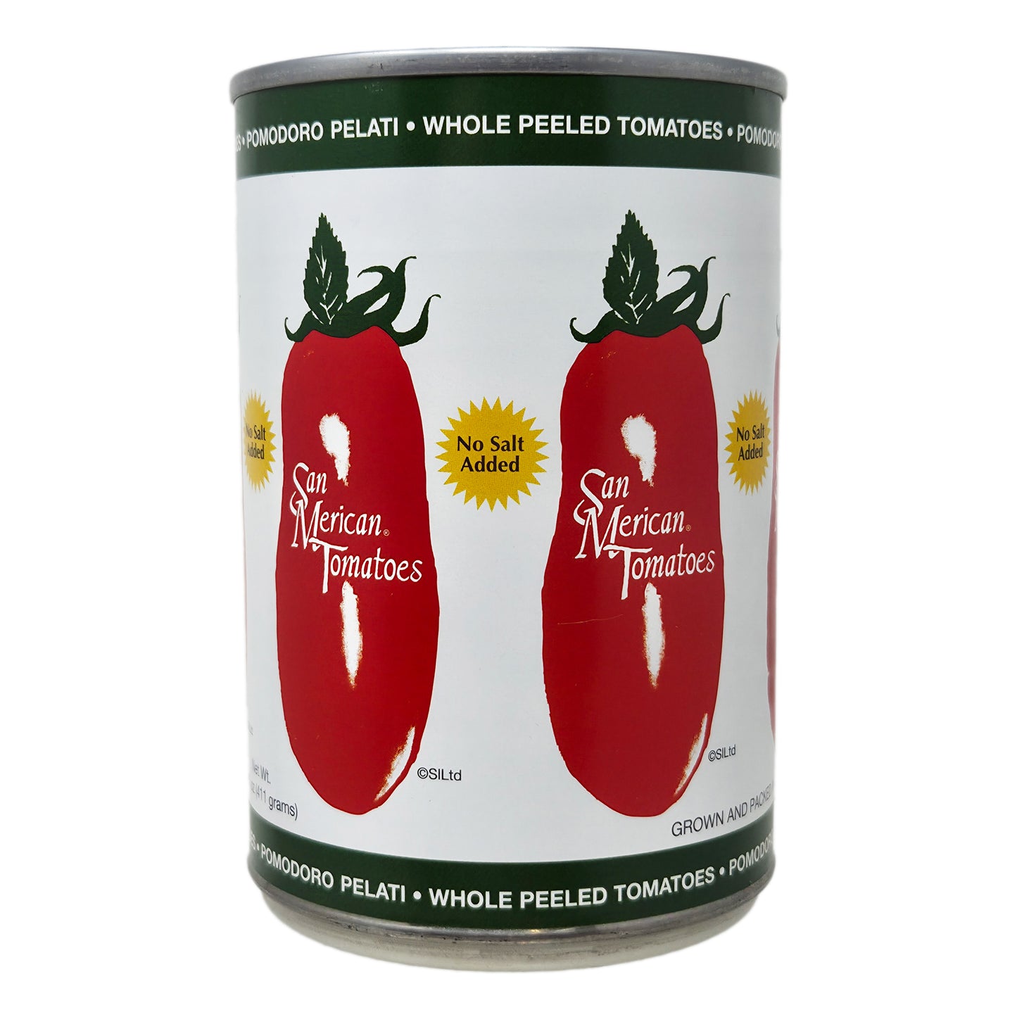 San Merican No Salt Added Whole Peeled Tomatoes Tomatoes - 14.5oz - Healthy Heart Market