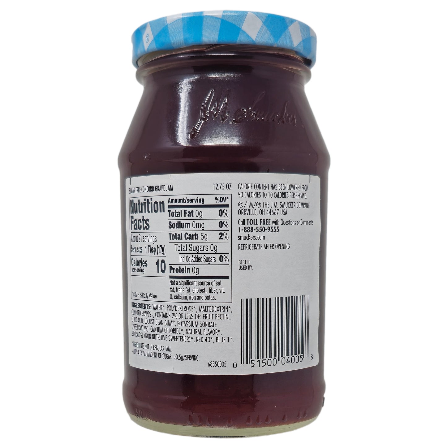 Smucker's Sugar Free Concord Grape Jam - 12.75oz.