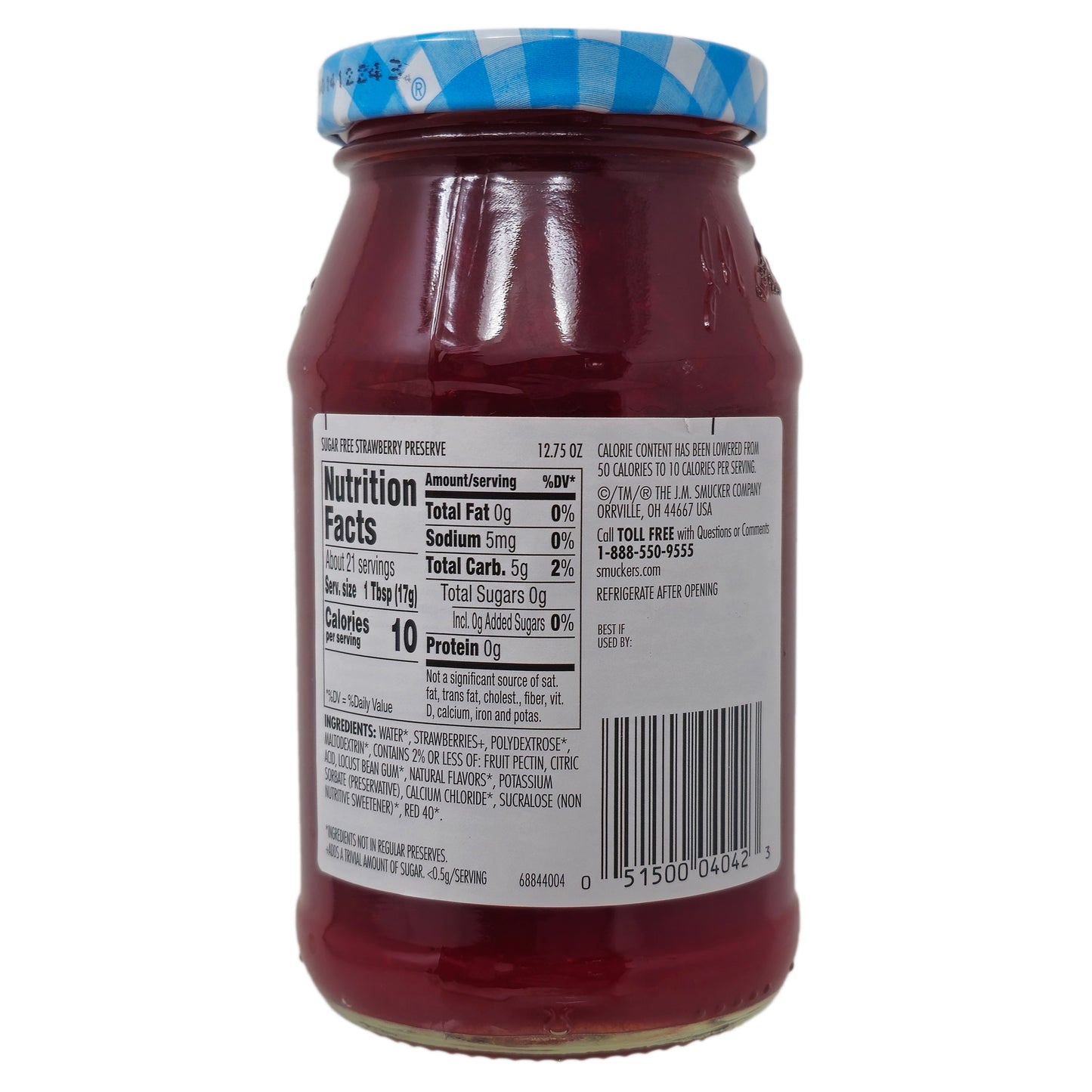 Smucker's Sugar Free Strawberry Preserves - 12.75oz.