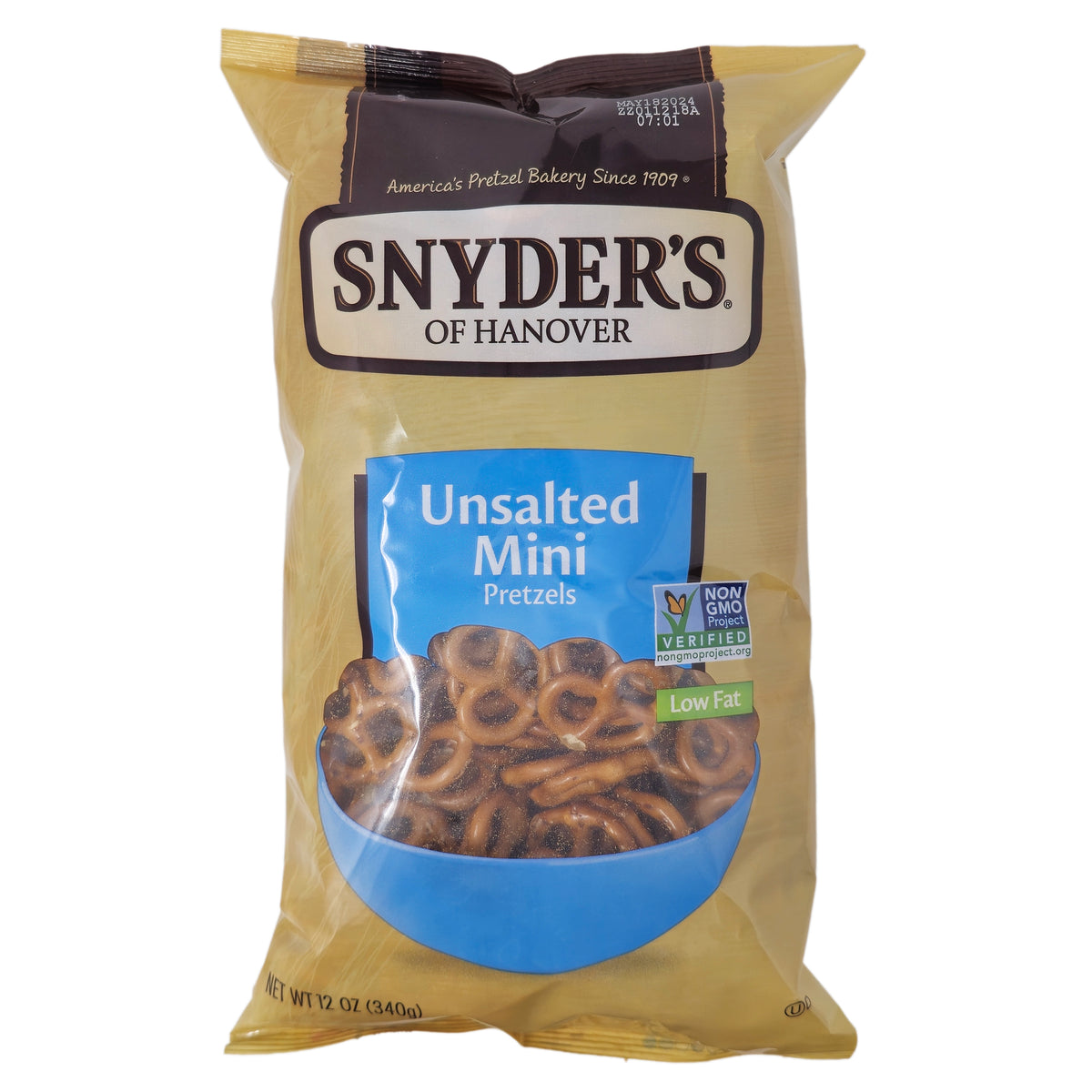Snyder's Unsalted Mini Pretzels 12oz Healthy Heart Market
