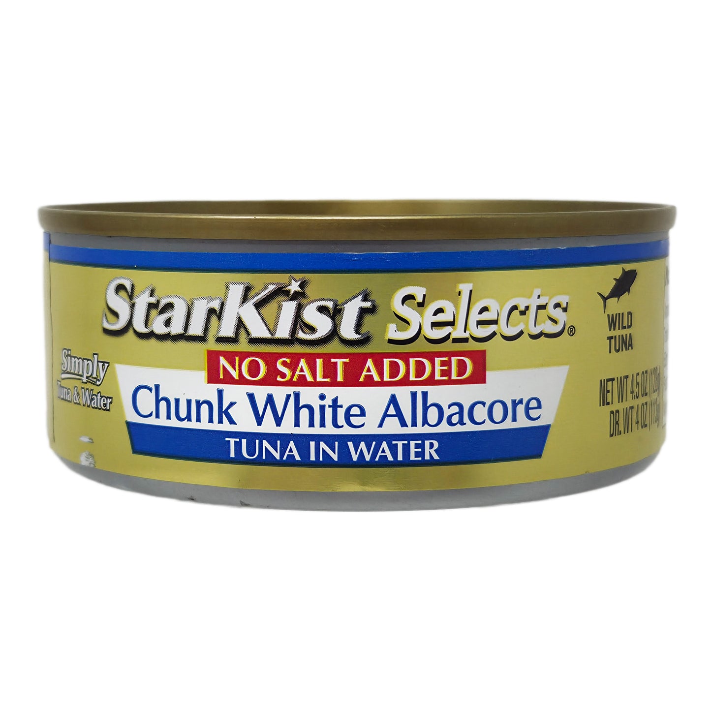 StarKist Selects No Salt Added Chunk White Albacore Tuna - 4.5oz.