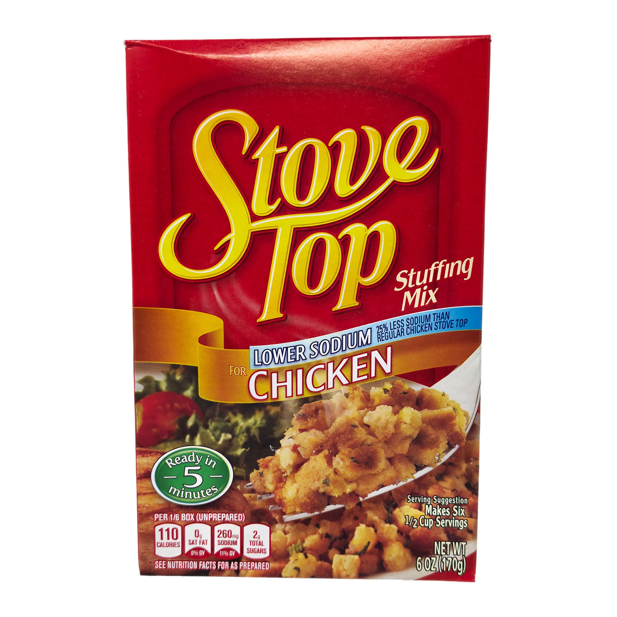 Stove Top Lower Sodium Stuffing Mix For Chicken - 6oz - Healthy Heart Market