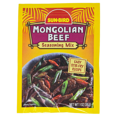 Sun-Bird Mongolian Beef Sodium Free Seasoning Mix - 1oz.