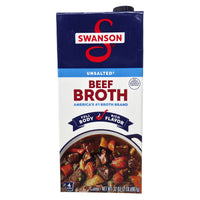 Swanson's Unsalted Beef Broth - 32oz. - Healthy Heart Market