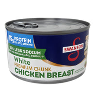 Swanson's 25% Less Sodium White Premium Chunk Chicken Breast - 12.5oz.