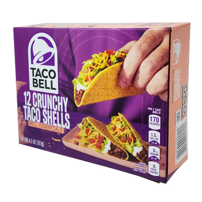 12pk - Taco Bell Crunchy Taco Shells - 4.5oz