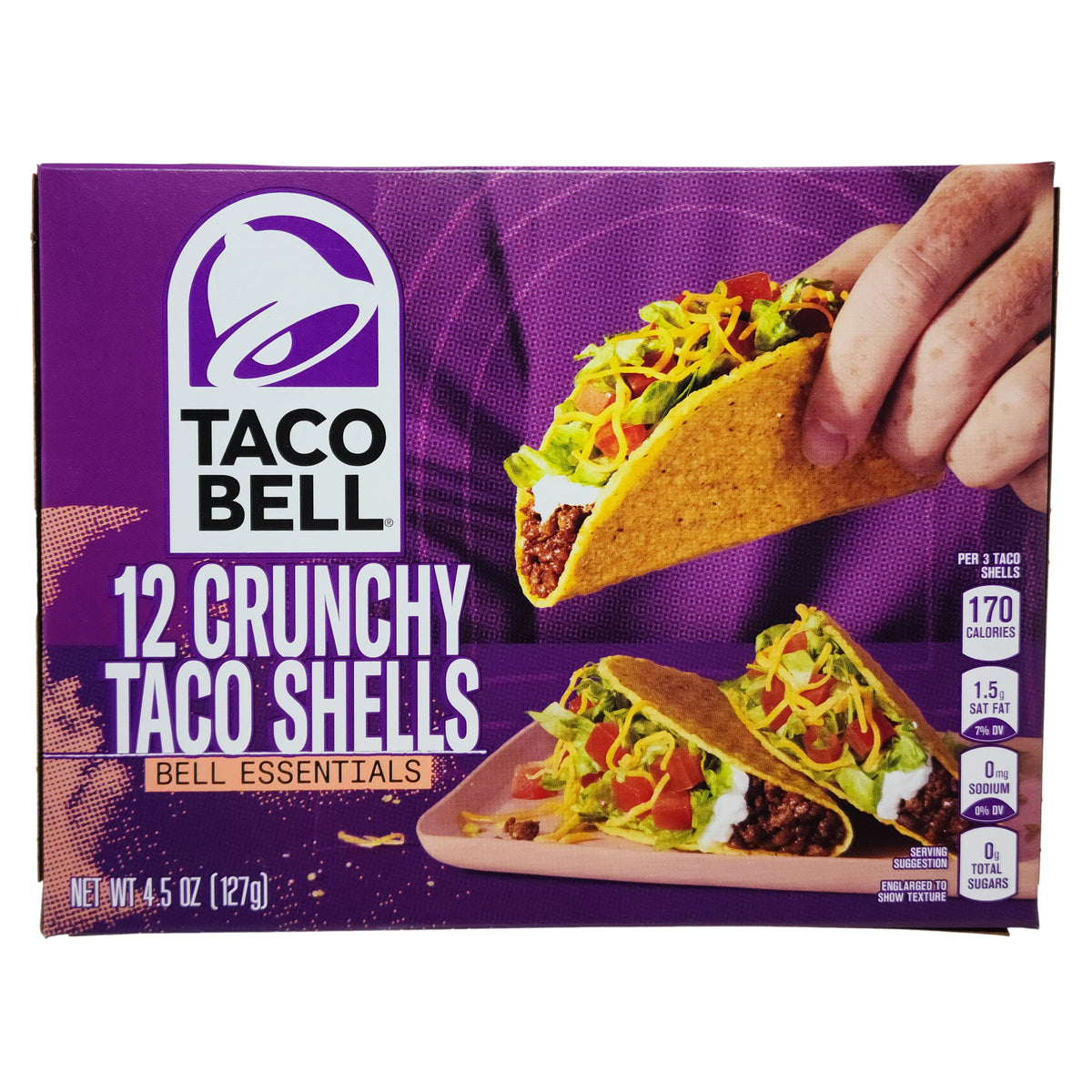 Sodium In Shell 12pk - Taco Bell Crunchy Taco Shells - 4.5oz – Healthy Heart Market