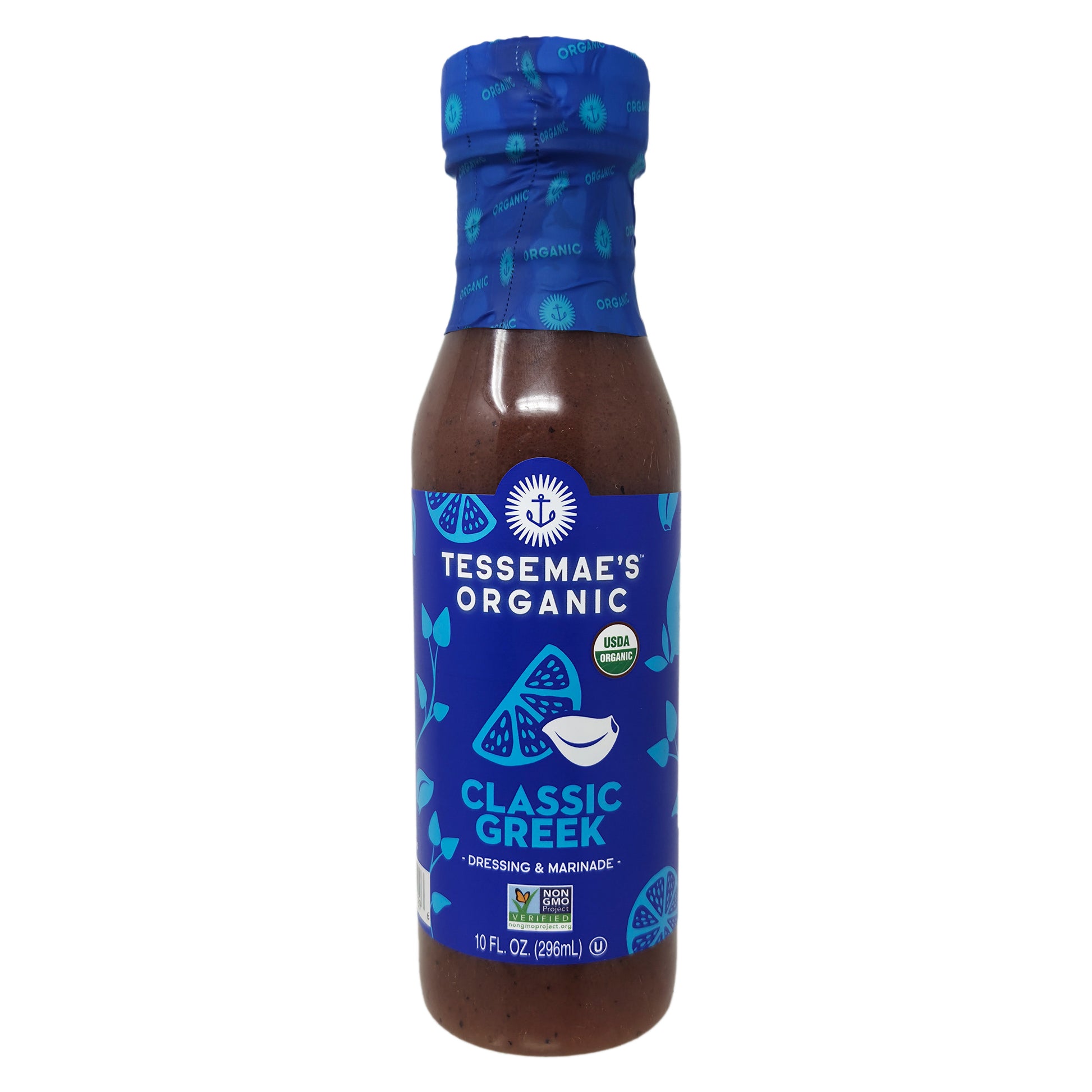 Tessemae's Organic Classic Greek Dressing & Marinade - 10oz Tessemae's Organic Classic Greek Dressing & Marinade - 10oz