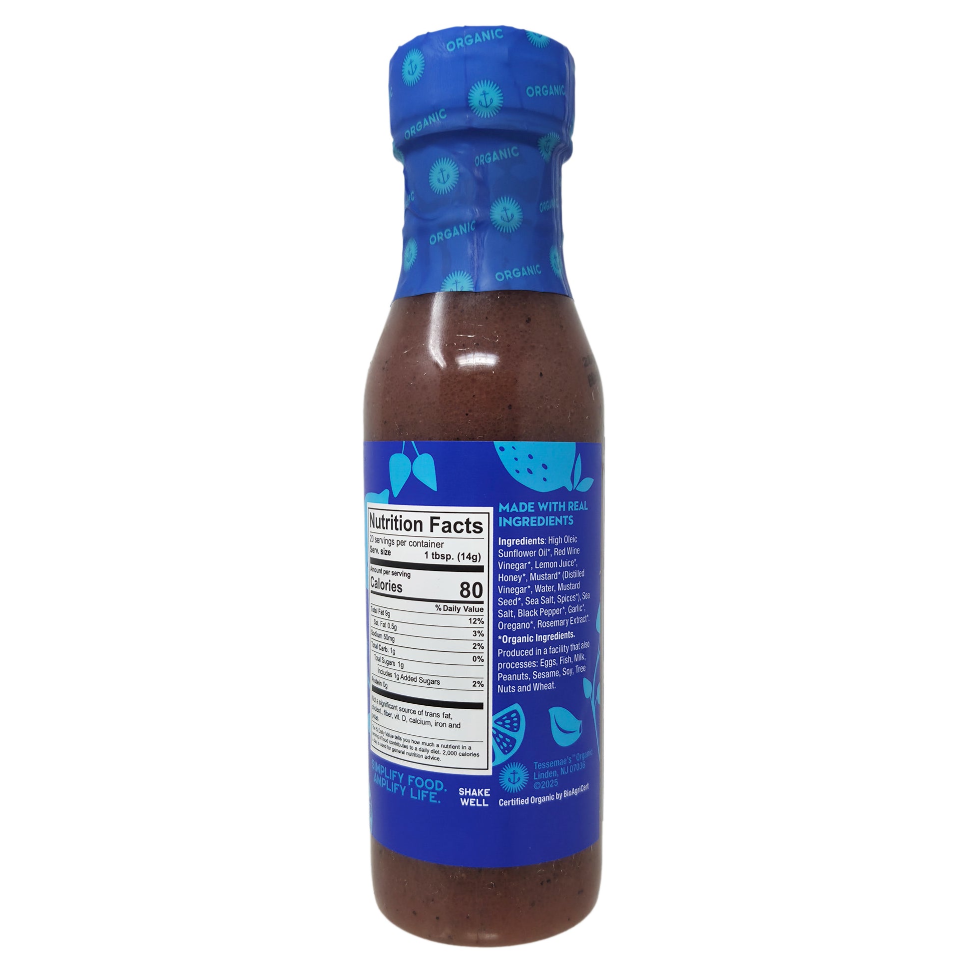 Tessemae's Organic Classic Greek Dressing & Marinade - 10oz Healthy Heart Market Tessemae's Organic Classic Greek Dressing & Marinade - 10oz Healthy Heart Market