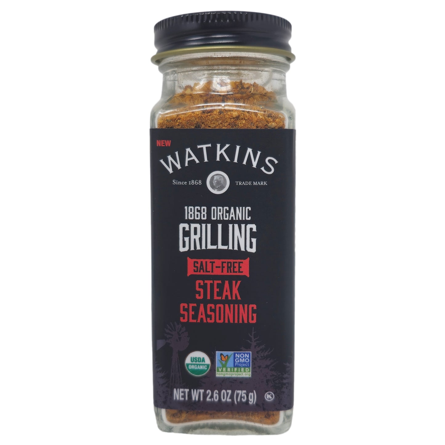 Watkins Salt Free Steak Grilling Seasoning - 2.6oz