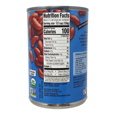 Westbrae Organic No Salt Added Kidney Beans - 15oz.