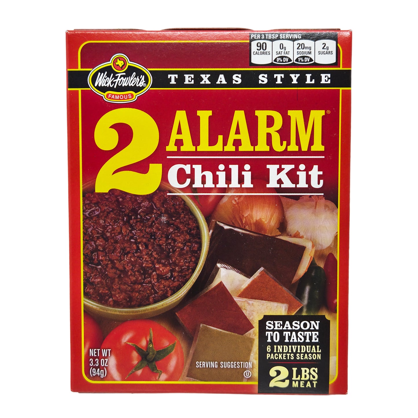 Wick Fowler's 2 Alarm Chili Kit - 3.3oz.
