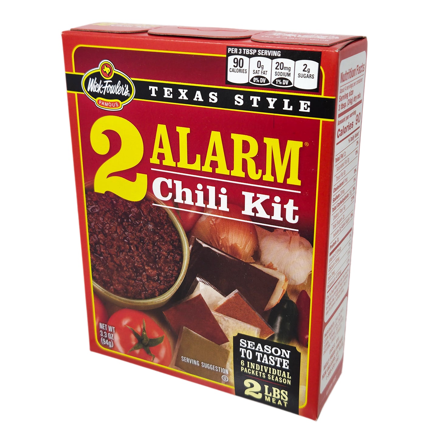Wick Fowler's 2 Alarm Chili Kit - 3.3oz.