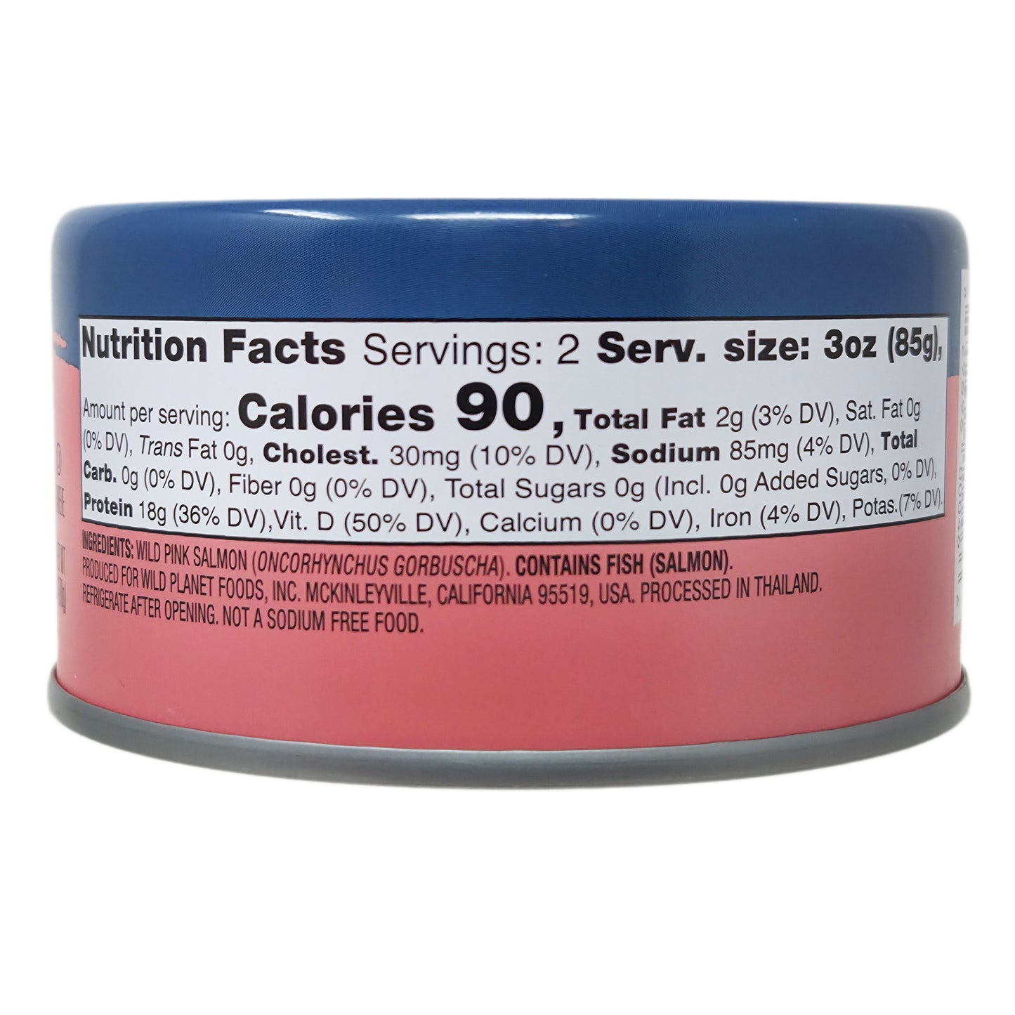Wild Planet No Salt Added Salmon - 6oz.