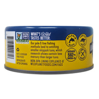 Wild Planet No Salt Added Skipjack Tuna - 5oz.