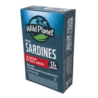 Wild Planet No Salt Added Wild Sardines in Water - 4.4oz.