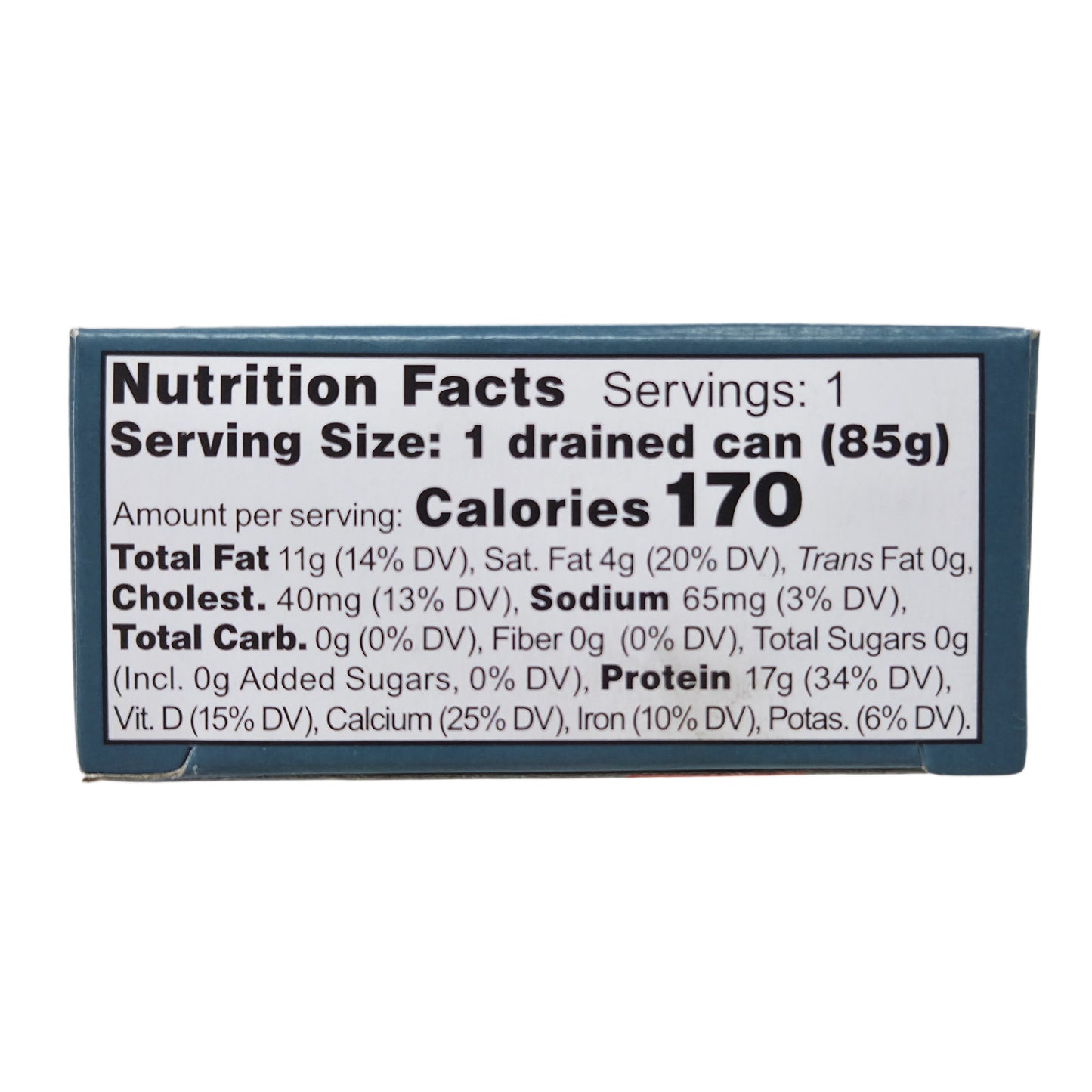 Wild Planet No Salt Added Wild Sardines in Water - 4.4oz.